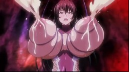 big tits anime fighter falls in a sex trap and get fucked alien
